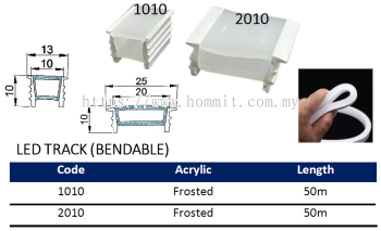 LED Track (Bendable) - Code 1010 & 2010