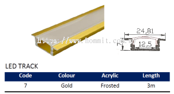 LED Track - Code 7 - Gold