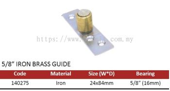 5/8" Iron Brass Guide