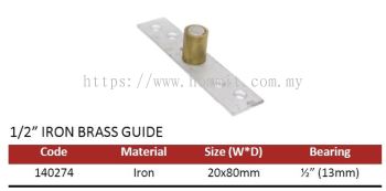 1/2" Iron Brass Guide