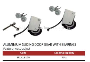 Aluminium Sliding Door Gear with Bearings