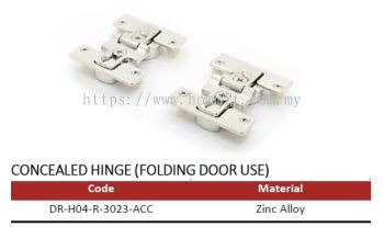 Concealed Hinge (Folding Door Use)