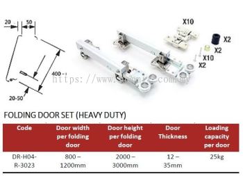 Folding Door Set (Heavy Duty)