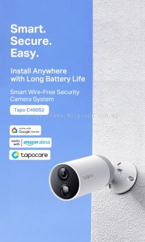 Tapo C400S2 2MP Smart Wire-Free Security Camera System