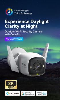 TAPO C325WB 4MP OUTDOOR SECURITY WI-FI CAMERA
