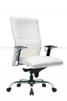 ZOLO MEDIUM BACK DIRECTOR CHAIR | LEATHER OFFICE CHAIR KL MALAYSIA