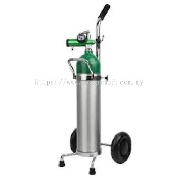 MEDICAL OXYGEN TANK WITH TROLLEY