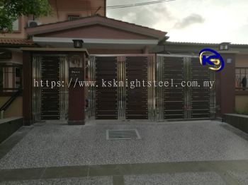 Swing Gate & Side Gate Jalan Alam Suria 16/23, Puncak Alam