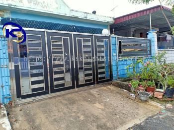 Slding Gate & Fencing Jalan Hang Tuah 5/2, Taman Muhibbah, Kluang