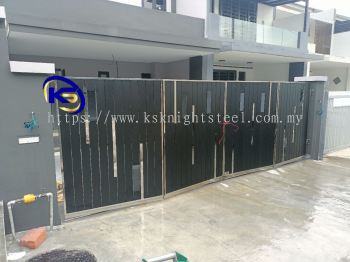 Folding Gate Jalan Tiram 1/13, Bandar Tiram