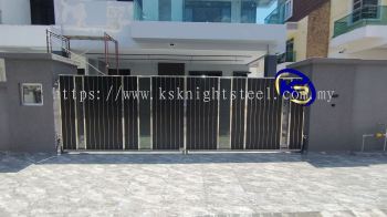 Folding Gate Jalan Kempas Utama 1/25, Taman Kempas Utama.