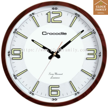 CROCODILE CW8805 SERIES LUMINOUS WALL CLOCK