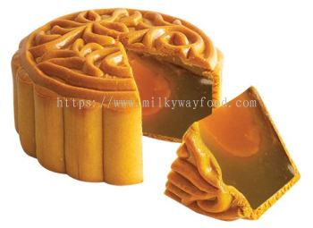 HALAL Std WHITE LOTUS 1 Yolk MOONCAKE 170g单黄白莲蓉月饼