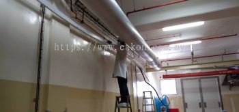  Install of 2 hp ceiling exposed at Petaling Dairy (M) Sdn Bhd