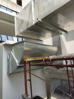 Ducting work at Medini Lakeside, JB