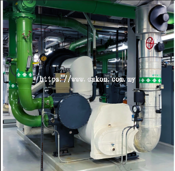 Eco-friendly commercial chiller installation