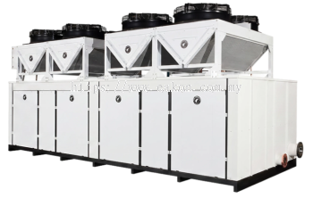 High-efficiency HVAC chiller installation
