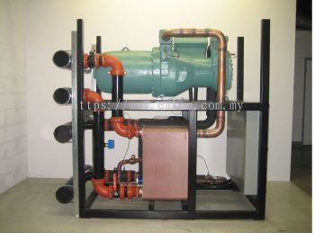 Water-cooled chiller installation guide for buildings