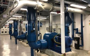 Chiller plant room mechanical installation