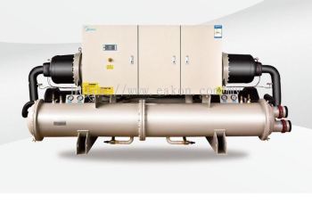 Water -cooled centrifugal chiller installation