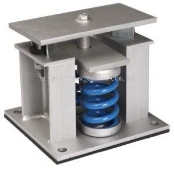 Vibration isolator installation for chillers