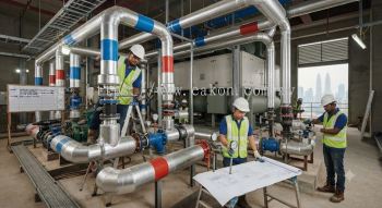 Commercial chilled water piping contractor Malaysia