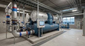 1000 ton centrifugal chiller installation