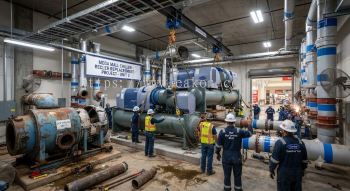 Mega mall centrifugal chiller replacement