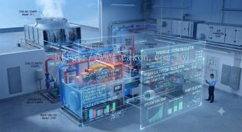 Chiller system hydraulic calculation