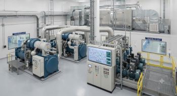 Cleanroom HVAC chiller plant engineering