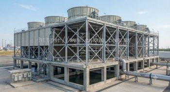 Cooling tower structural engineering and support