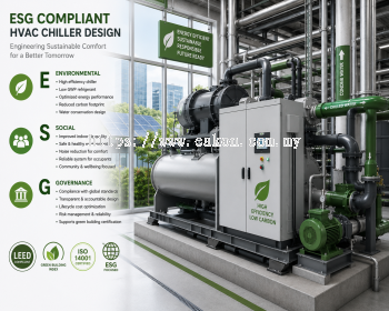 ESG compliant HVAC chiller design