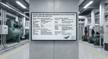 Cooling tower FRP (Fiberglass Reinforced Plastic) specifications