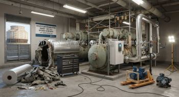 Aging chiller plant rehabilitation