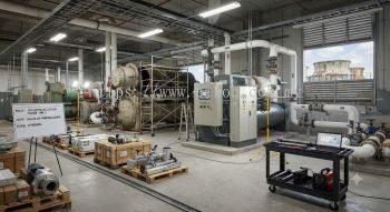 Data center chiller plant retrofitting