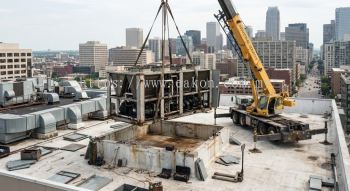 Commercial chiller dismantling and removal