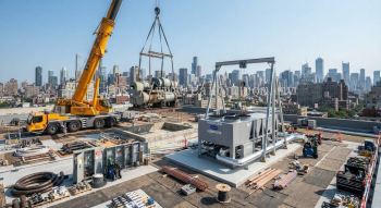 Critical facility chiller swap-out service