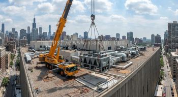 Heavy rigging and chiller lifting services