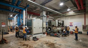 Basement chiller plant room upgrade KL