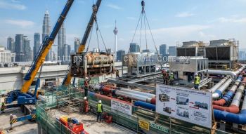 Corporate office HVAC chiller upgrading Kuala Lumpur