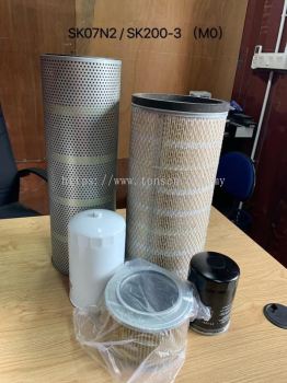 KOBELCO SK07N2/SK200-3 AIR,OIL,FUEL,HYD FILTER