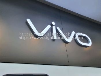 INDOOR MALL 3D LED FRONTLIT CHANNEL LETTERING SIGNAGE AT CHERAS, SELANGOR - VIVO MALAYSIA