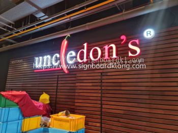 LOUNGE BAR INDOOR 3D BOX UP LETTERING SIGNBOARD VENDOR AT SETAPAK, SEPUTEH, MALAYSIA