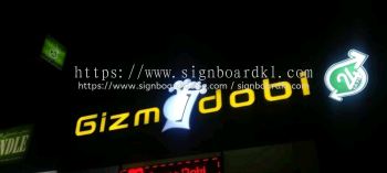 Gizm Dobi 3D Box Up Lettering at Kuala Lumpur