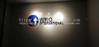 WRO International PVC Board 3D Lettering at Subang