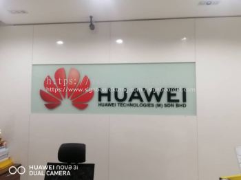HUAWEI PVC Board 3D Lettering at Kuala Lumpur