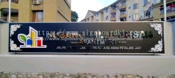 SUBANG VILLE EHSAN APARTMENT - Stainless Steel Box Up Lettering at Subang