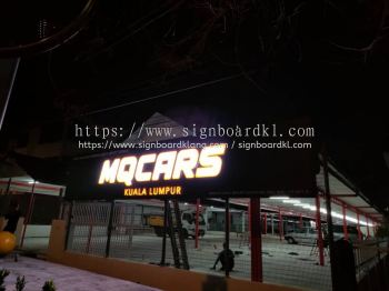 MQCARS - 3D LED Box Up Frontlit Lettering Logo at Kuala Lumpur (KL)
