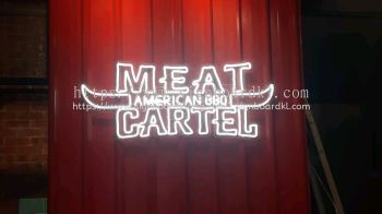 MEAT CARTEL - Indoor LED Neon Signage at Kuala Lumpur (KL)