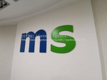 Indoor PVC Board 3D Lettering Logo at Kuala Lumpur (KL)